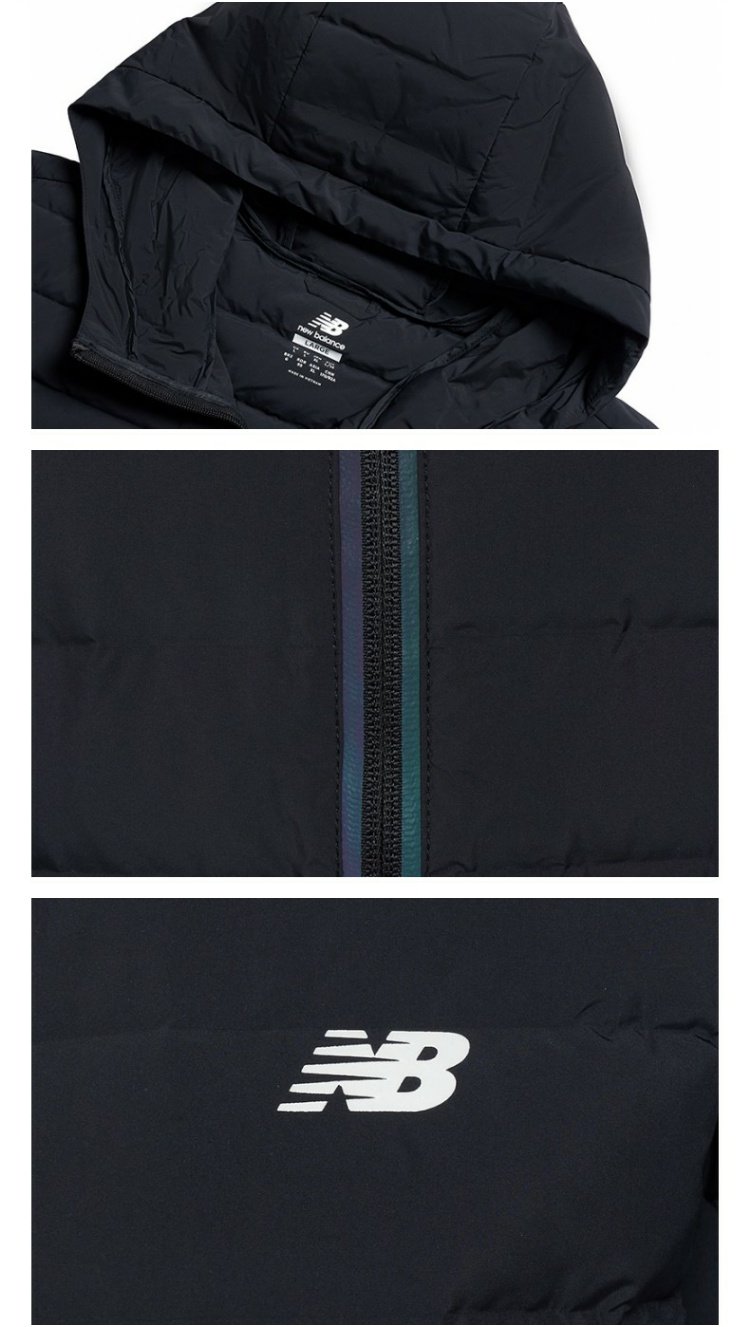 New Balance NB chính thức áo khoác nữ giản dị NP846012 áo khoác thể thao ấm áp dài tay để giữ ấm - Thể thao xuống áo khoác áo phao nữ dáng dài
