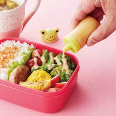 Питание коробки 日本便当调味瓶小青蛙酱油番茄酱料调料瓶便携液体密封油醋瓶35ml