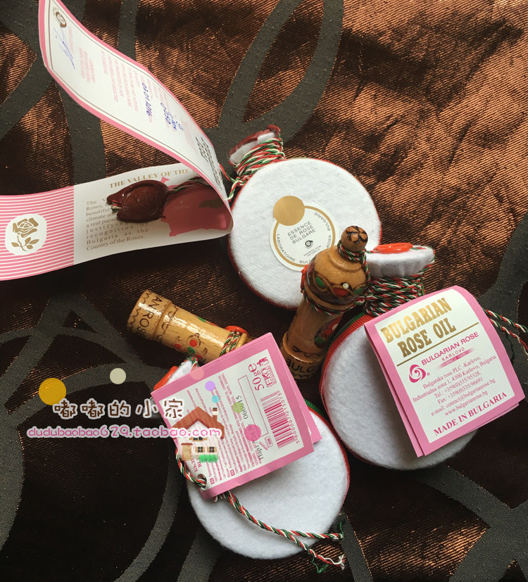 Set Gold Original Dress Bulgarian 100% Purity Oral Grade Damascus Otu Rose Essential Oil 50g to 1g