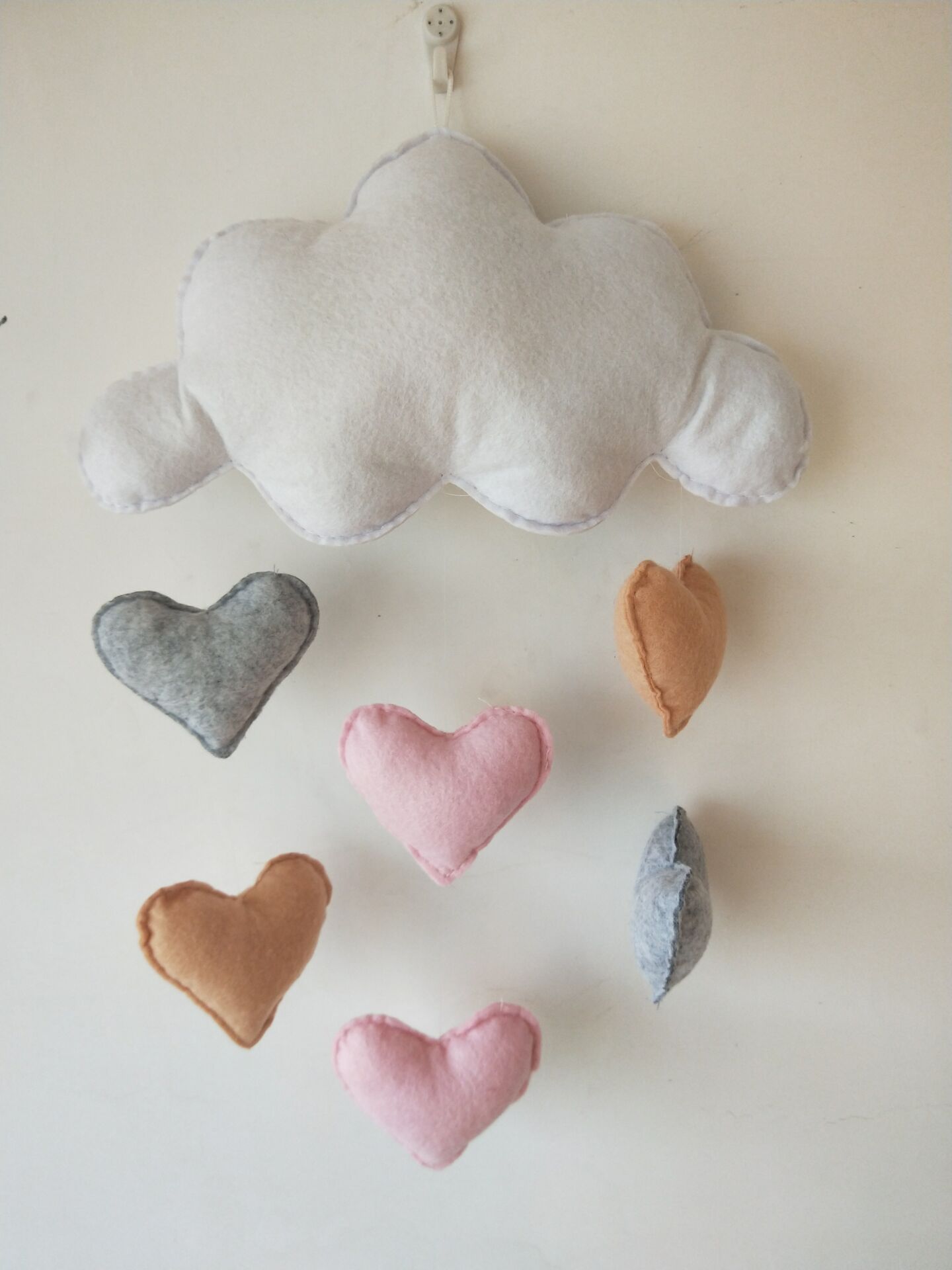 Cute Cloud Dora Moon Hanging Pink Girl Hearts ins Bedroom Room Placement Dormitory Wall Decoration Pendant