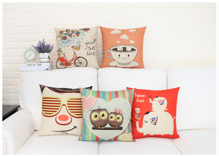 Phim hoạt hình dễ thương gối đệm gối anime đối tượng giường văn phòng eo trở lại xe sofa dây đai thắt lưng đệm lót ghế tựa lưng
