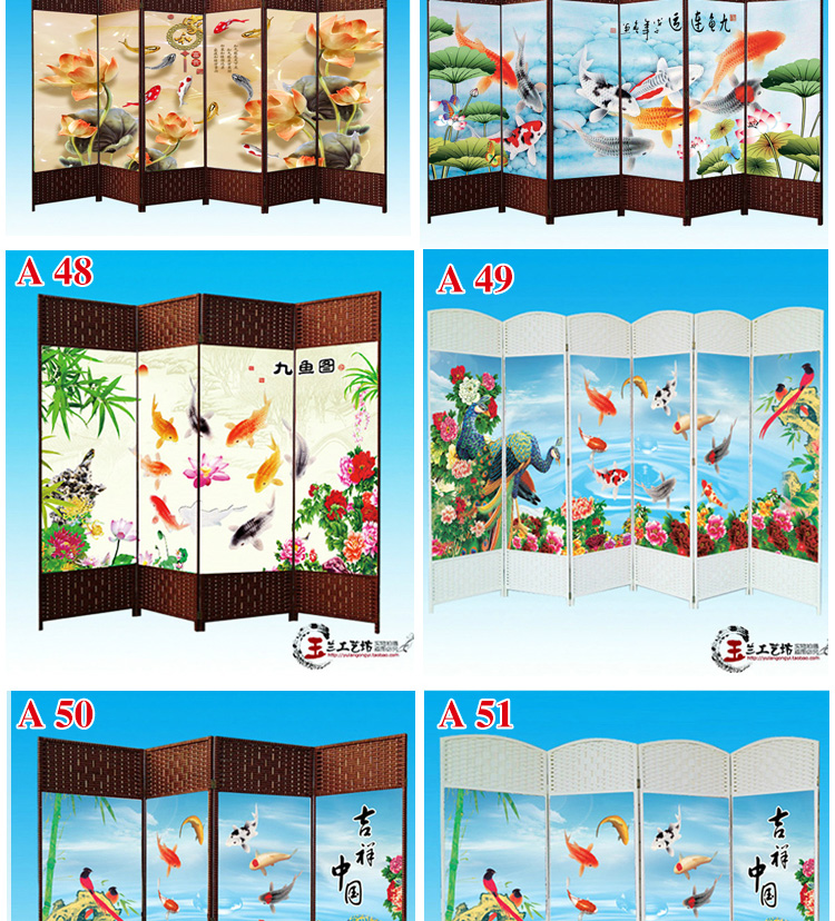 Màn hình vách ngăn phòng ngủ phòng khách di động gấp màn hình hiện đại tối giản vải rắn gỗ phòng nhà gấp hiên - Màn hình / Cửa sổ khung cửa sổ