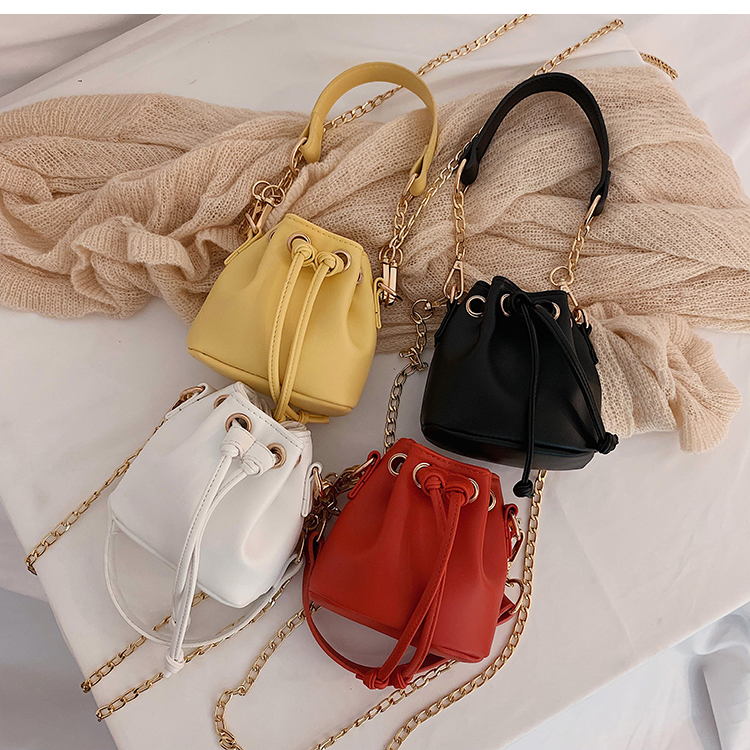 Túi xô mini túi nhỏ nữ 2019 hè mới phiên bản Hàn Quốc của chuỗi túi đại dương hoang dã thời trang túi Messenger - Túi xách nữ túi đeo chéo nữ cute