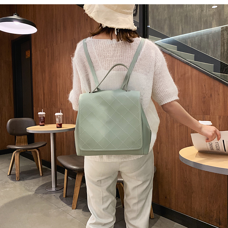 Ba lô nữ phiên bản Hàn Quốc của túi xách nữ mới 2019 họa tiết hoang dã thời trang giản dị túi xách đại dương túi nhỏ - Ba lô balo praza