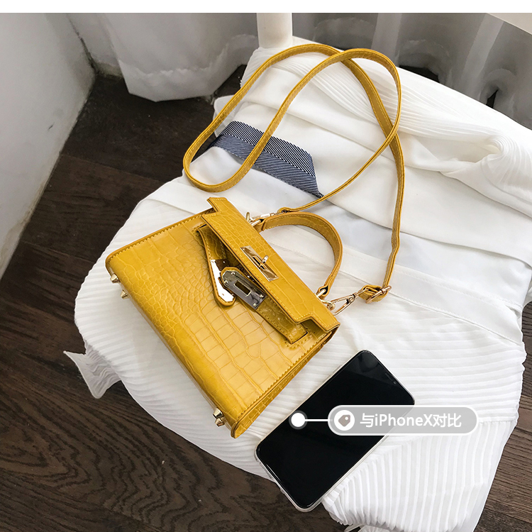 Túi xách nữ nhỏ mới 2019 hè mới phiên bản mới của Hàn Quốc họa tiết cá sấu hoang dã họa tiết túi xách thời trang - Túi xách nữ túi xách nữ đeo chéo