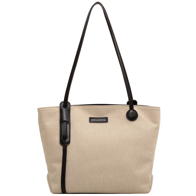 ກະເປົ໋າກະເປົ໋າຜູ້ຍິງທີ່ມີຄວາມຈຸກວ້າງ 2024 ແບບກະເປົ໋າກະເປົ໋າກະເປົ໋າອະເນກປະສົງ commuting to class shoulder bag simple tote bag