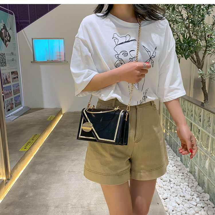 Túi cảm ứng cao cấp túi khí nước ngoài 2019 hè mới phiên bản Hàn Quốc của túi đeo vai Messenger hoang dã - Túi xách nữ túi xách nữ cao cấp