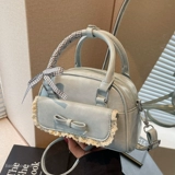 Летняя портативная сумка через плечо с бантиком, премиум класс