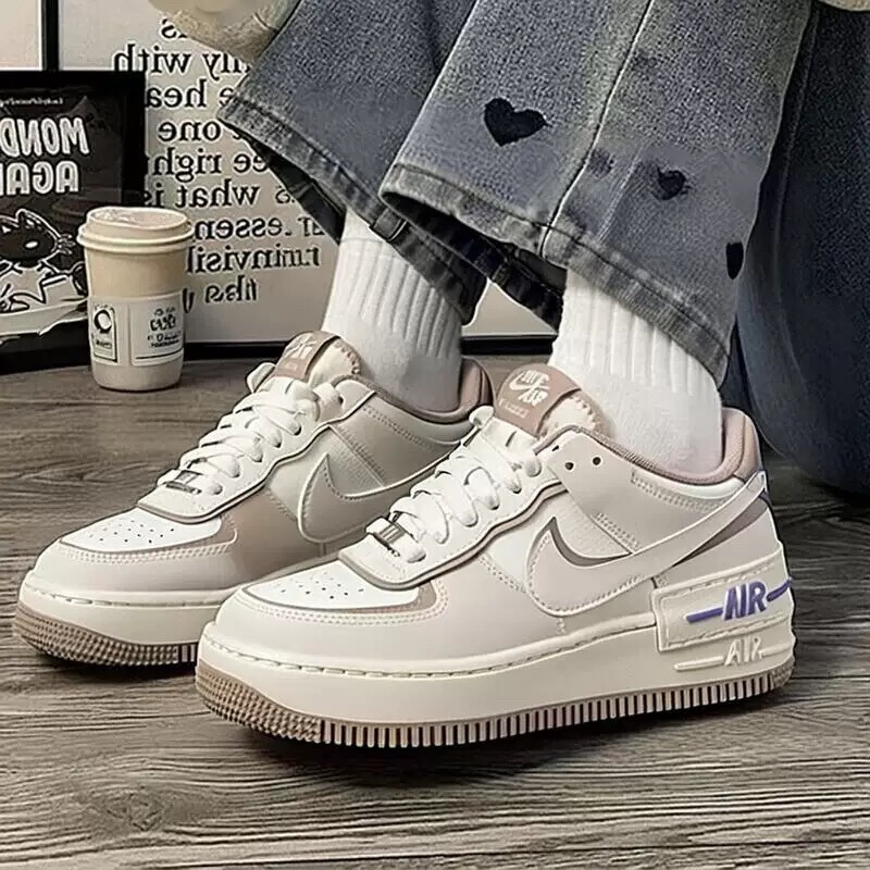 Nike Nike Sneakers Women's Patchwork Air Force1 Air Force One Sports and Casual Shoes Io7594-101