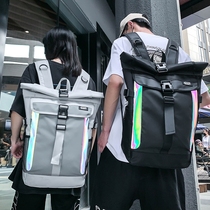 Double Shoulder Bag 2020 New Large Capacity Fashion Trends Tourist Backpack High School Student Campus Light Schoolboy