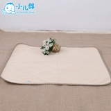 小儿郎 [婴儿隔尿垫防水透气月经垫加大苎麻宝宝隔尿垫可洗纯棉尿垫]