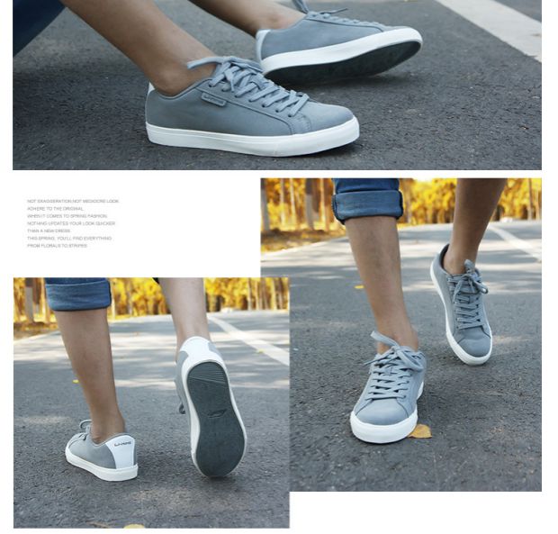 Giày thể thao nam Li Ning giày thể thao retro đích thực giày mới cổ điển hoang dã cho nam ALCH043-4-5 giày thể thao đẹp