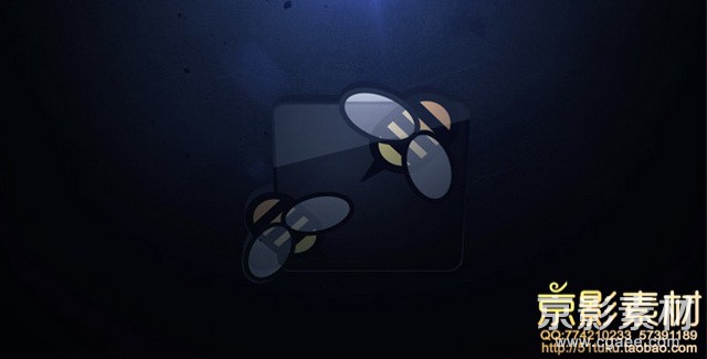 AE模板-抽象Logo标志演绎片头 Dark Glitch Opener