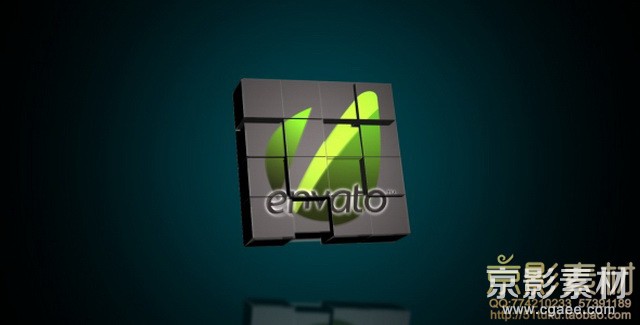 AE模板-Logo立方体变换LOGO展示片头模板 Logo Cubes Transformation