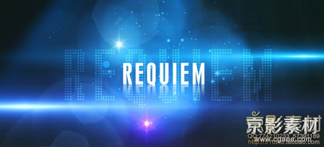 AE模板-蓝色梦幻空间商务企业宣传片头 Requiem