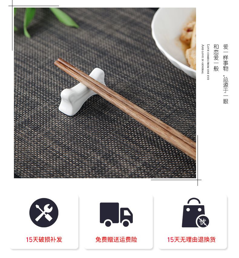 Jingdezhen ceramics lead - free green restaurant creative ipads China chopsticks pillow chopsticks ceramic tableware chopsticks holder frame