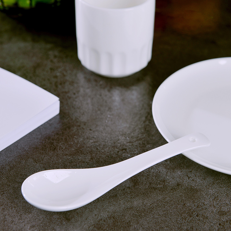 Jingdezhen porcelain hotel put Taiwan ipads ipads plate spoon Chinese ceramic tableware stainless chopsticks frame glass dish towel