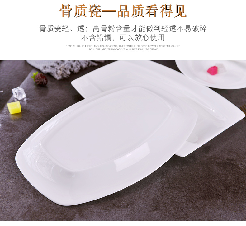 Jingdezhen domestic large ipads porcelain manual gold 】 【 fish plate European - style up phnom penh creative ceramic steamed fish dishes