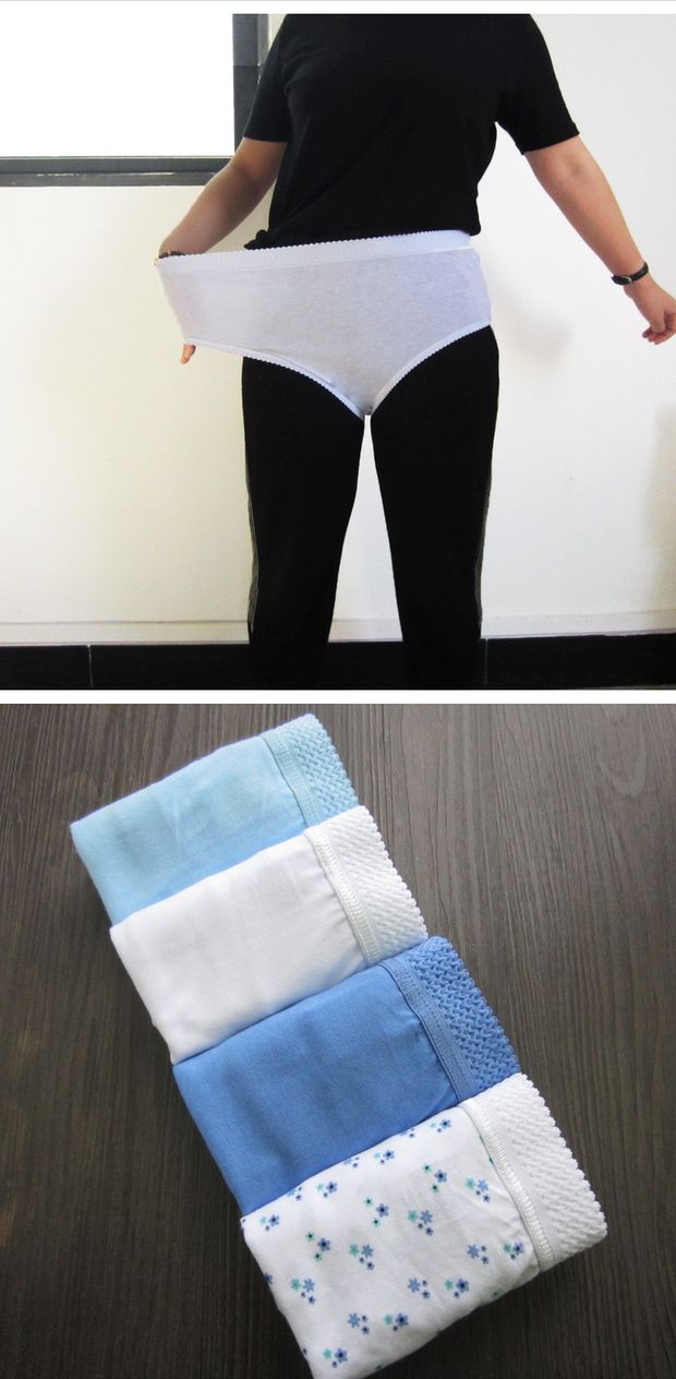 Thoải mái túi đeo hông quần lót cotton cao eo quần mẹ cotton nữ chất béo MM cộng với phân bón XL trung niên quần lót nữ gợi cảm