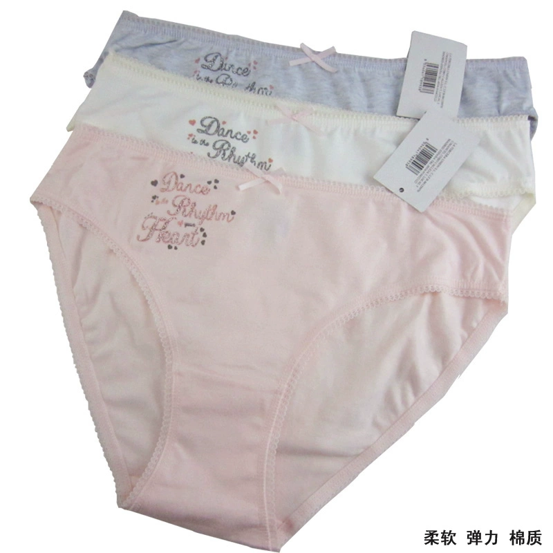 Bé gái, đồ lót trẻ em lớn, cotton tinh khiết, 12 giai đoạn phát triển, 13 trung học, 15 tuổi, 14 học sinh trung học cơ sở, 16 ngọt ngào, 18 tam giác, 20 - Giống cái