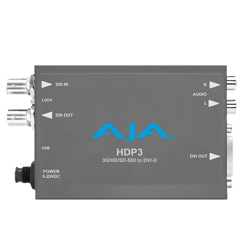 AJA HDP3 3G-SDI в DVI-D Audio Converter Converting Box