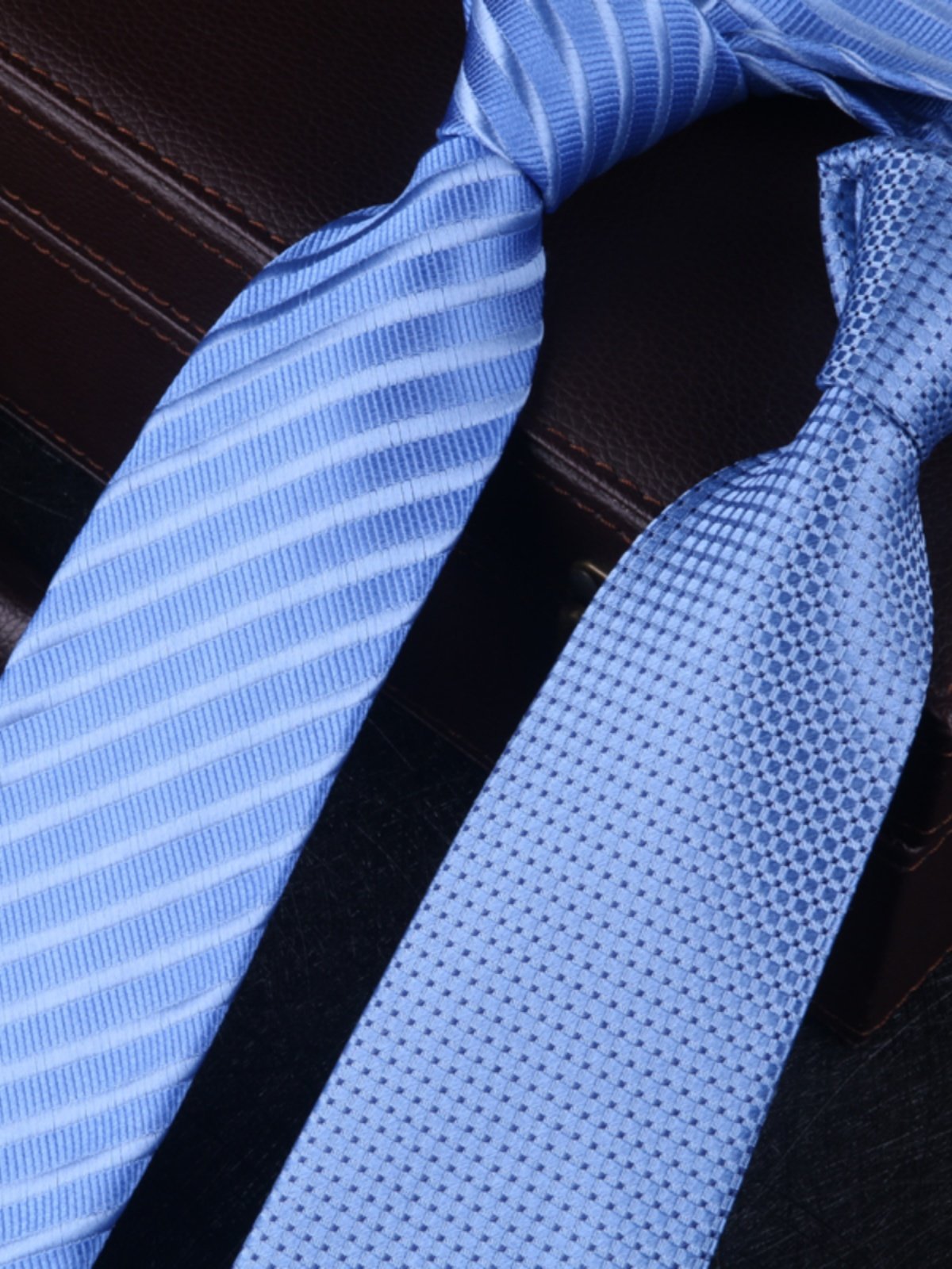 Hand-Tied Zipper Style Men's Silk Tie, Mulberry Silk Necktie, Men's Business Attire, Wedding, Work, Shirt Accessory, Men's Wear