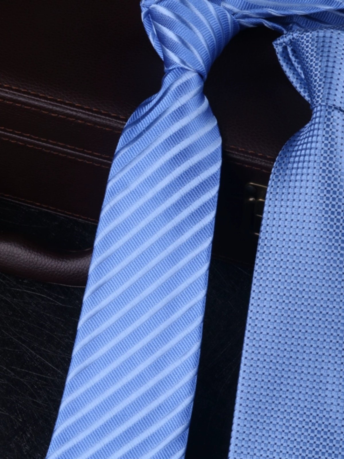 Hand-Tied Zipper Style Men's Silk Tie, Mulberry Silk Necktie, Men's Business Attire, Wedding, Work, Shirt Accessory, Men's Wear