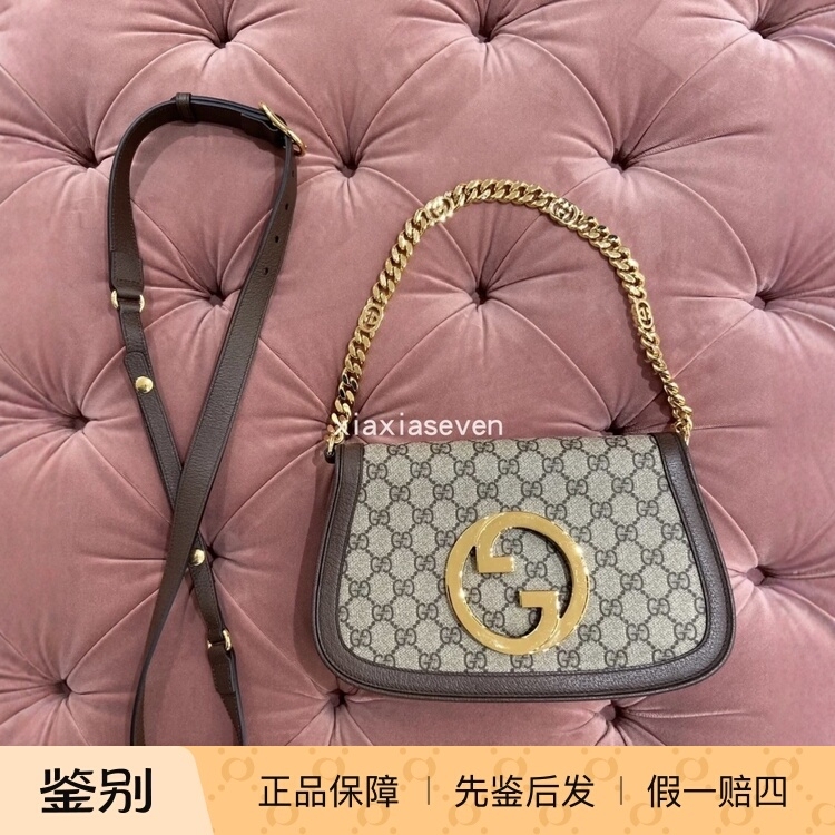 Gucci Blondie Monogram Gg Logo Chain Messenger Bag Flap Crossbody Bag French Purchasing Agent 7.22 4