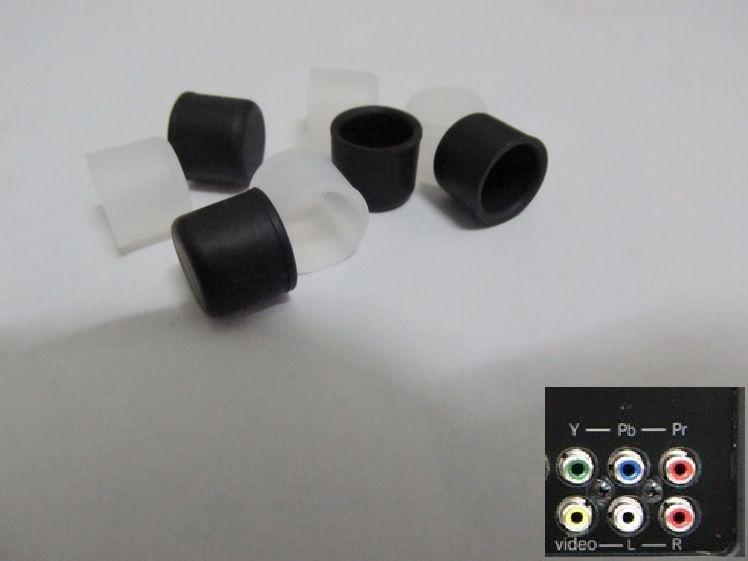 TV TV TV AV sound frequency film interface dust plug lid RCA lotus female head TV speaker General