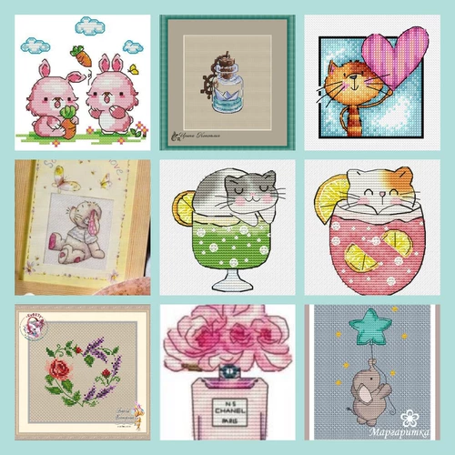 [Mini Special Propert Line Set] Печать Cross Stitch великолепный сезон 9 Рисунок 9 Рисунок Фигура Полный набор