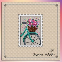 Цветочный велосипед
