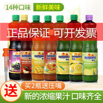 New juice concentrate orange juice lemon Pineapple Passion fruit mango puree new commercial milk tea shop thick pulp