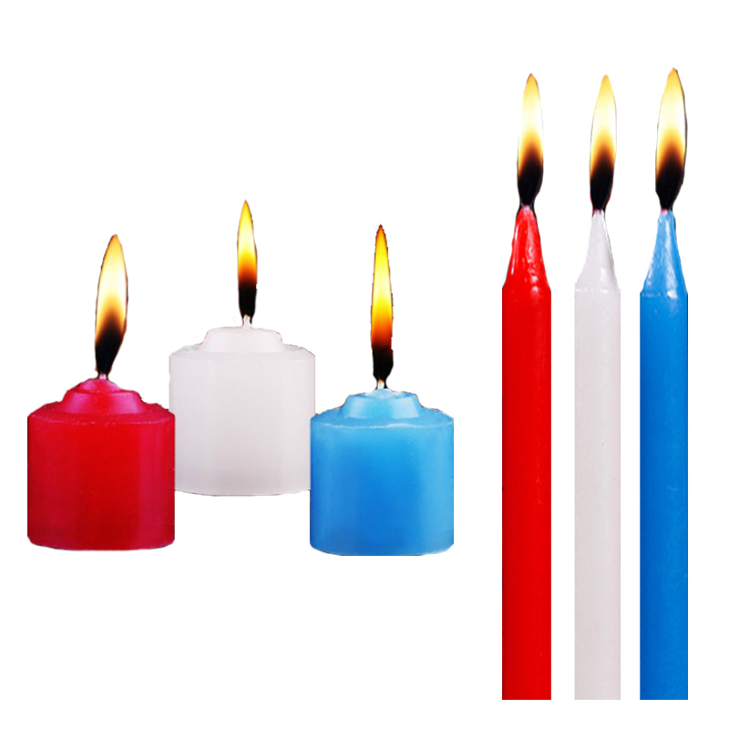 Dichen low temperature candle long 3 pack dripping wax toys alternative game props single SM flirting