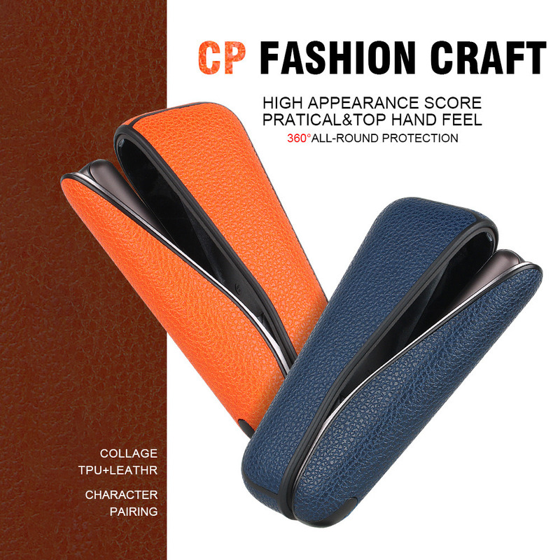 Suitable for Lil Solid Dual Protective Case, Anti-Fall, Pebbled Pu Leather Case, Storage and Decorative Protective Case