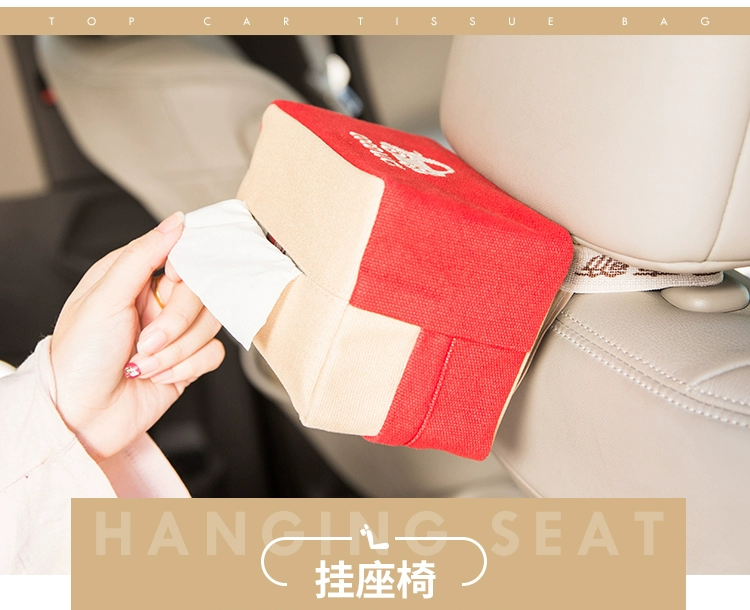 Xe cung cấp sáng tạo vải xe mô hộp cửa sổ trời treo Sun visor chỗ ngồi tay vịn hộp ngăn kéo xe ô tô - Ô tô nội thất Accesseries