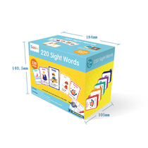 SAALIN card 220 sight words 220 high frequency words support small pen direct point reading