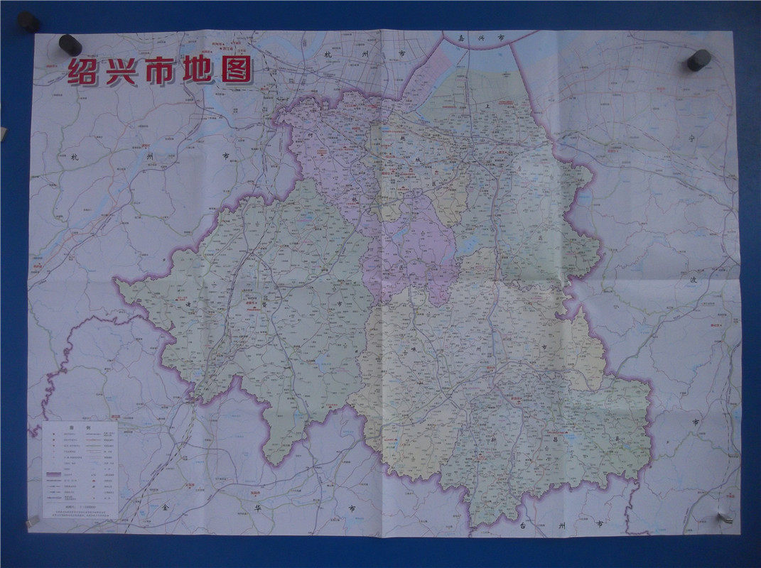 2016 of Shaoxing City District Map of Shaoxing City 2016 Full open map of the city