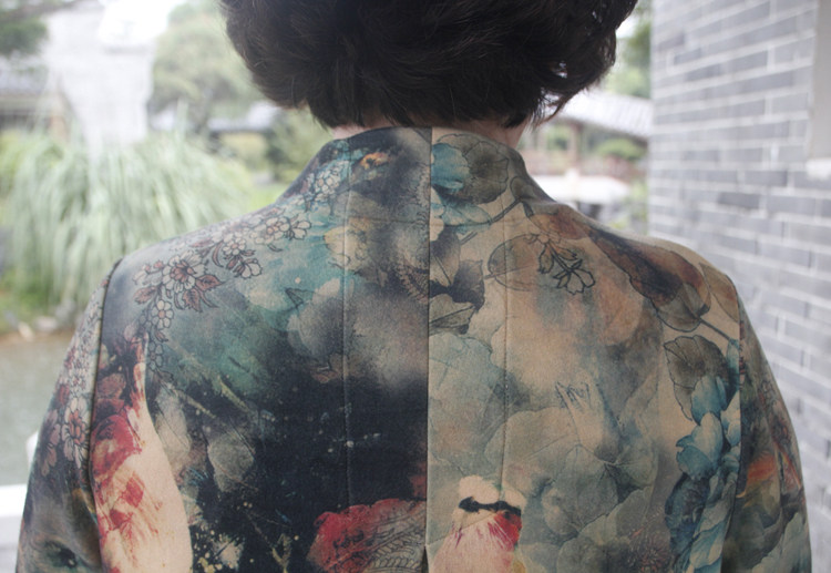 Осенний длинный плащ, куртка для матери, для среднего возраста, средней длины, большой размер Jane edge 