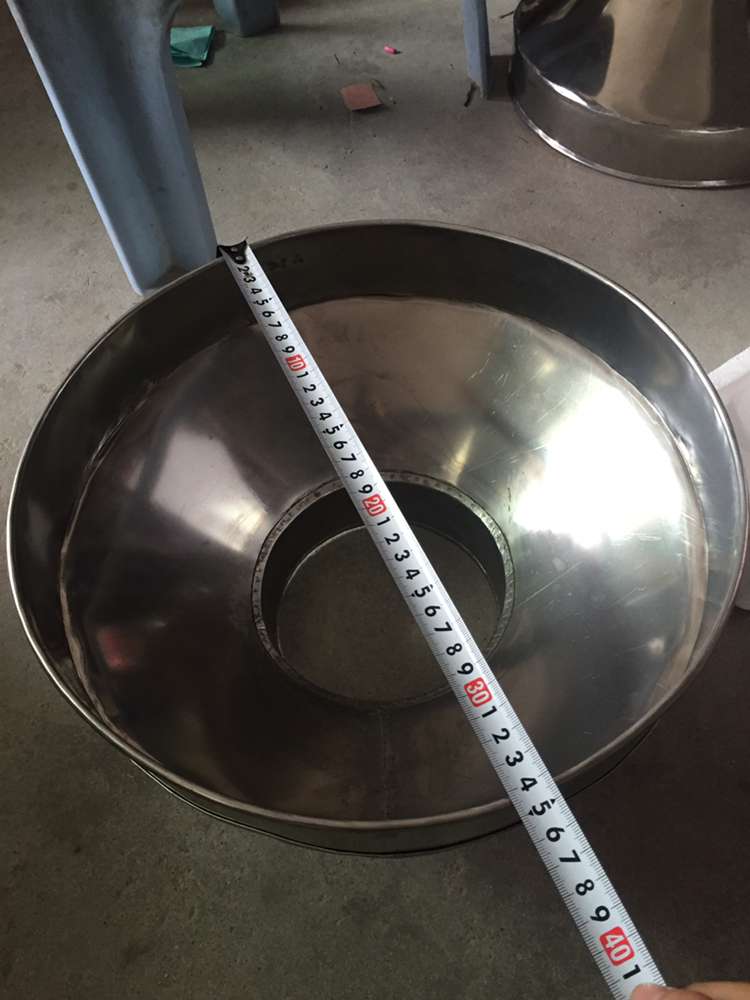 Custom 350 stainless steel funnel outlet 150 large diameter funnel can be customized other sizes