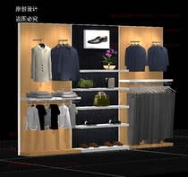 Business leisure mens shelves shopping mall counter display rack wood rack accessories plastic shoe holders