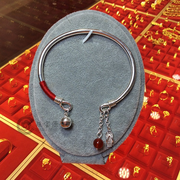 Bracelet de cheville Couple CHEN BAOYUAN en Argenterie - Ref 3104088 Image 16