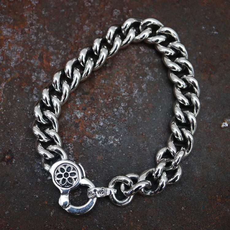铁头的店 Fashionable silver bracelet, 925 sample silver, silver 925 sample