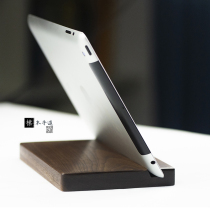 Tablet computer black walnut solid wood bracket IPAD Huawei millet mobile phone kindle reader wood products universal
