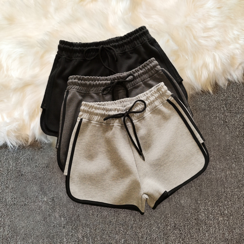 Pure Cotton Outer Shorts Three-Quarter Wide-Leg 2025 Spring and Summer New Style Small Fashion Women's Hot Pants Home Pajamas