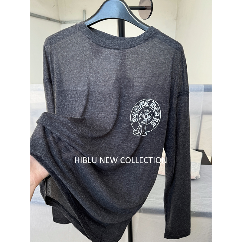 Hiblu | “Treasure from the New Factory” New Trendy Base Layer Shirt American Style Printed Long Sleeve T-Shirt