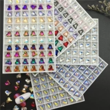 Бриллиантовый алмаз для маникюра в форме сердца для ногтей в виде сердечка, аксессуар, лак для ногтей, 9mm, 30 шт