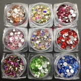 Красочный многоцветный мобильный телефон, защитный чехол для ногтей, смешанное ювелирное украшение, украшение для ногтей, 2 шт