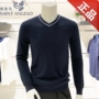 Baoxiong quầy hàng nam đích thực kinh doanh áo len giản dị bộ áo len cashmere co giãn giản dị áo cardigan