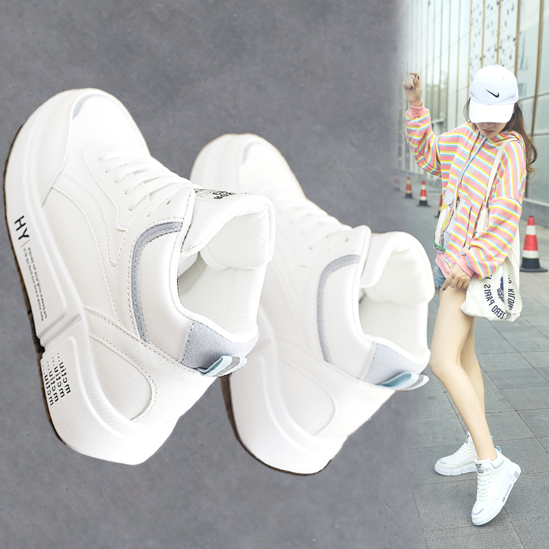 Korean high-top white shoes women's 2022 summer new velvet cotton shoes all-match student skate shoes casual sports shoes women