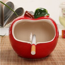 Creative personality cute home mini girl fruit ceramic ashtray fashion trend multifunctional home gift